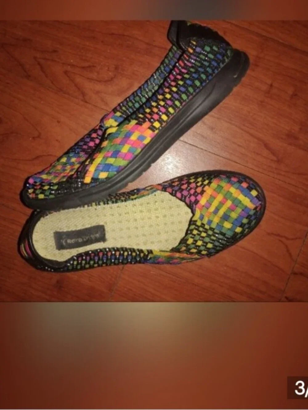 BareTraps Multicolor Woven Slip-On Loafers